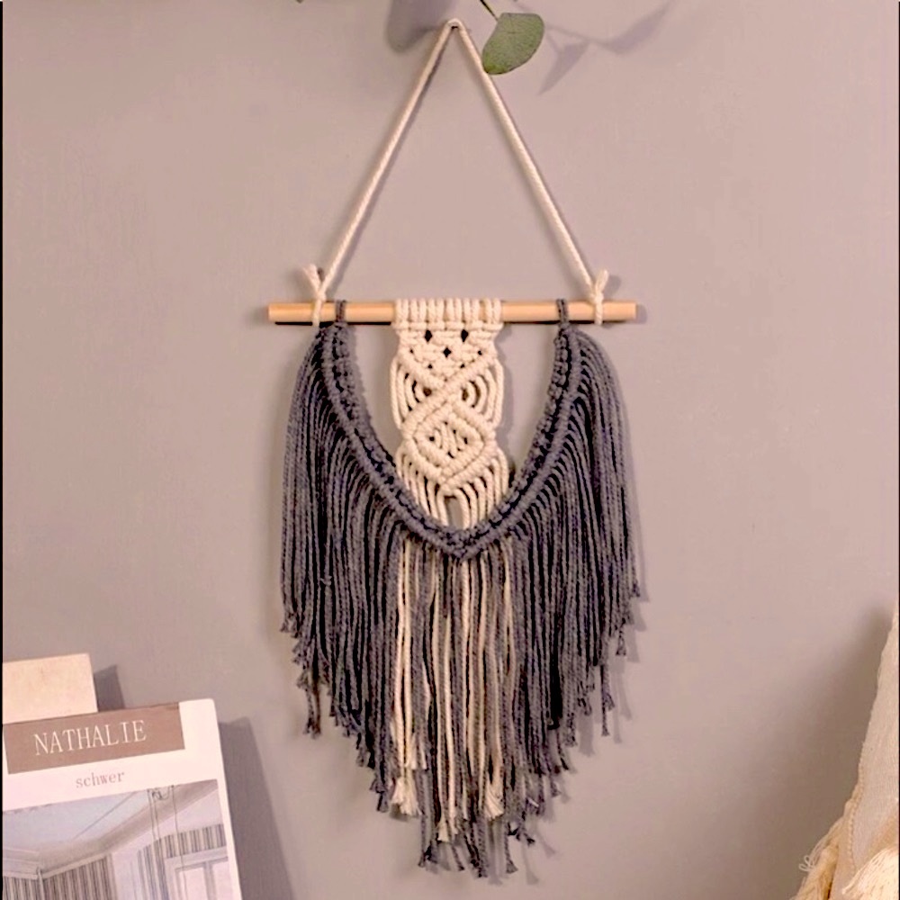✌🏼 #555 Boho Woven Tassel Wall Hanging Decor